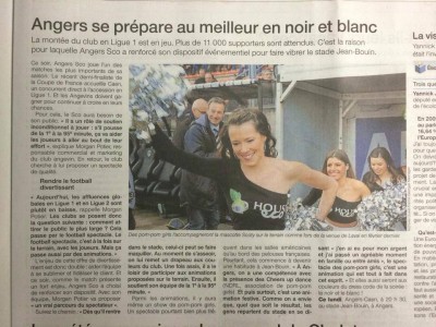 Angers se prépare au meilleur en noir et blanc