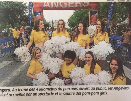 Les Cheers up sur le Tour de France à Angers