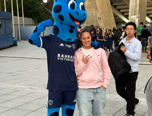 Nouvelle saison pour Girafel, la mascotte du Paris FC !