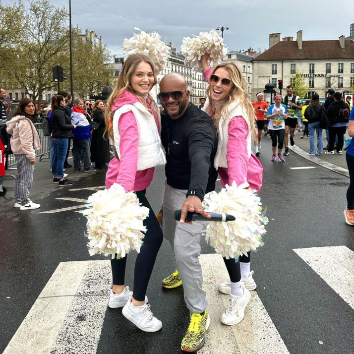 Pom-pom girls du Marathon de Paris