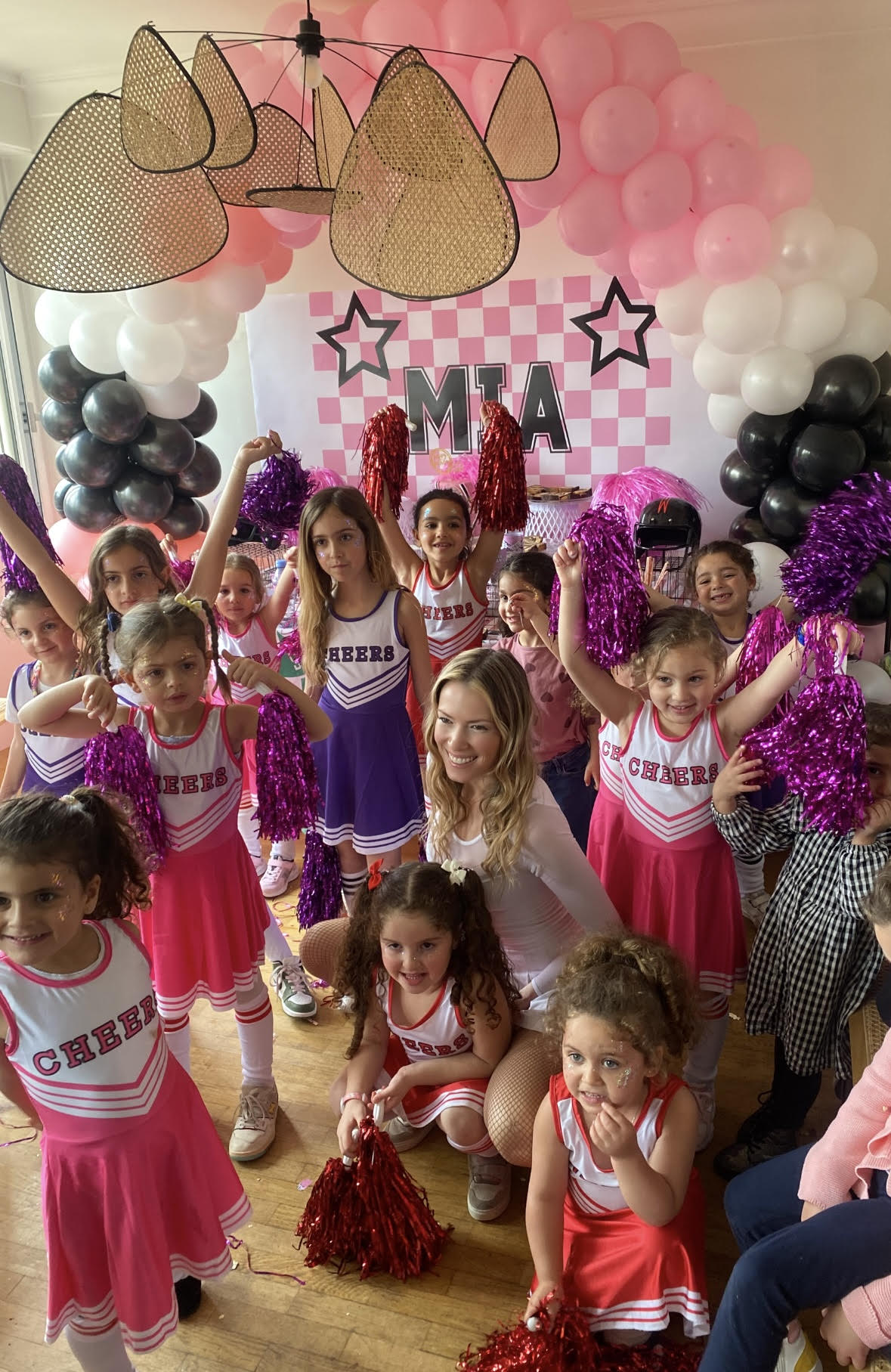 Goûter d'anniversaire pompom girls