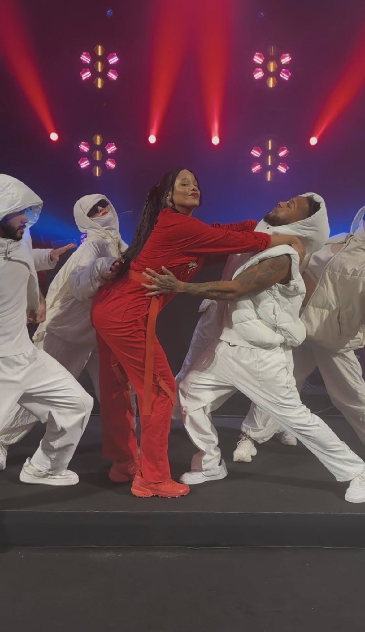 danseurs Rihanna - show superbowl france